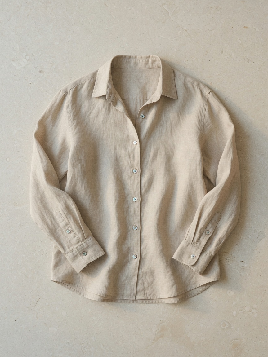 Áo sơ mi linen oversized